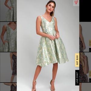Lulu’s Prom dress in mint green